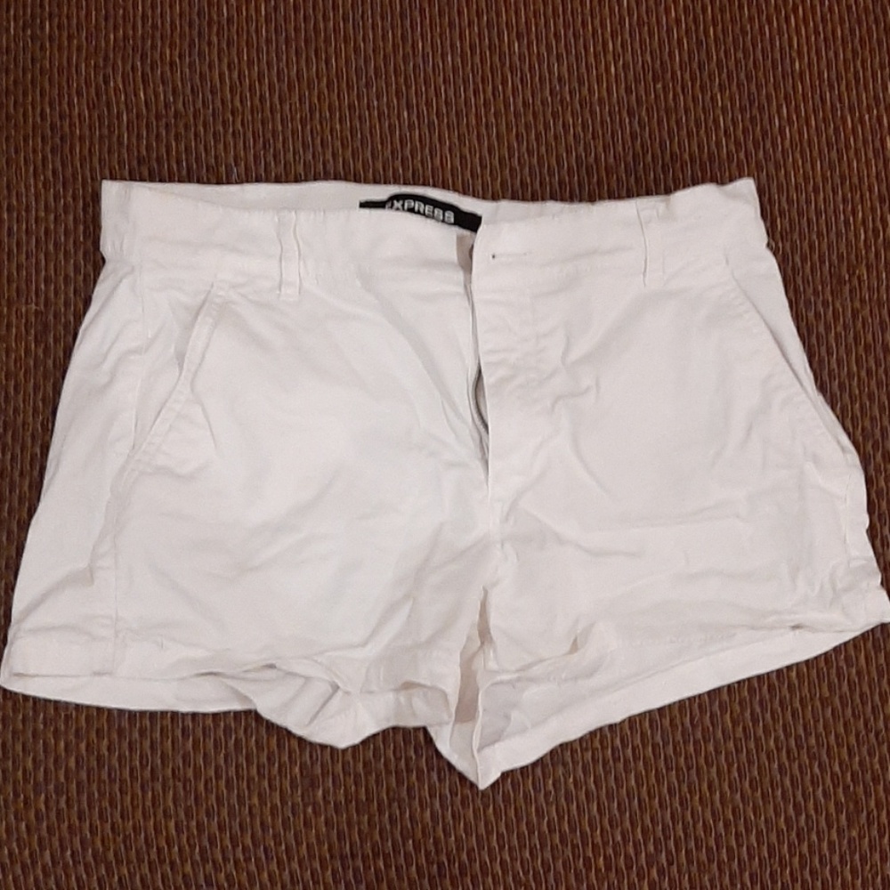 Express White shorts